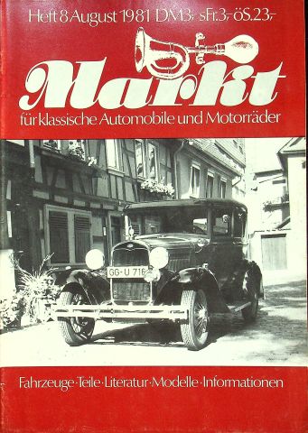 Oldtimer Markt 08/1981