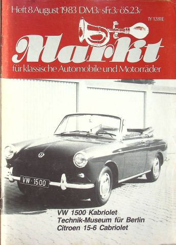 Oldtimer Markt 08/1983