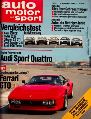 Auto Motor und Sport 08/1984