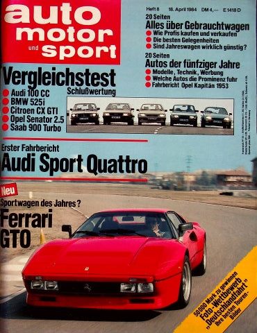 Auto Motor und Sport 08/1984