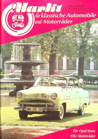 Oldtimer Markt 08/1984