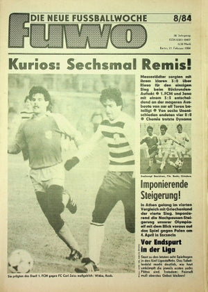 Fuwo Fussballwoche 08/1984