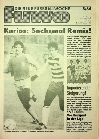 Fuwo Fussballwoche 08/1984
