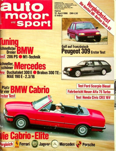 Auto Motor und Sport 08/1986