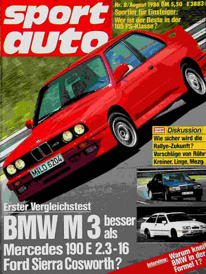 Sport Auto 08/1986