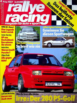 Rallye Racing 08/1987