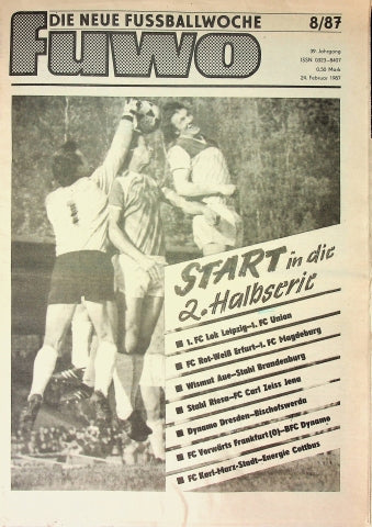 Fuwo Fussballwoche 08/1987