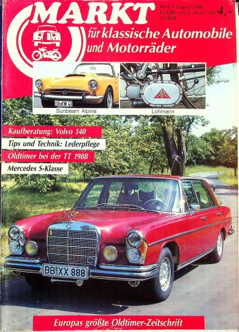 Oldtimer Markt 08/1988