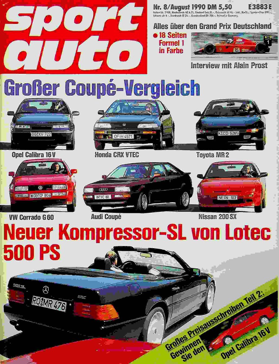 Sport Auto 08/1990