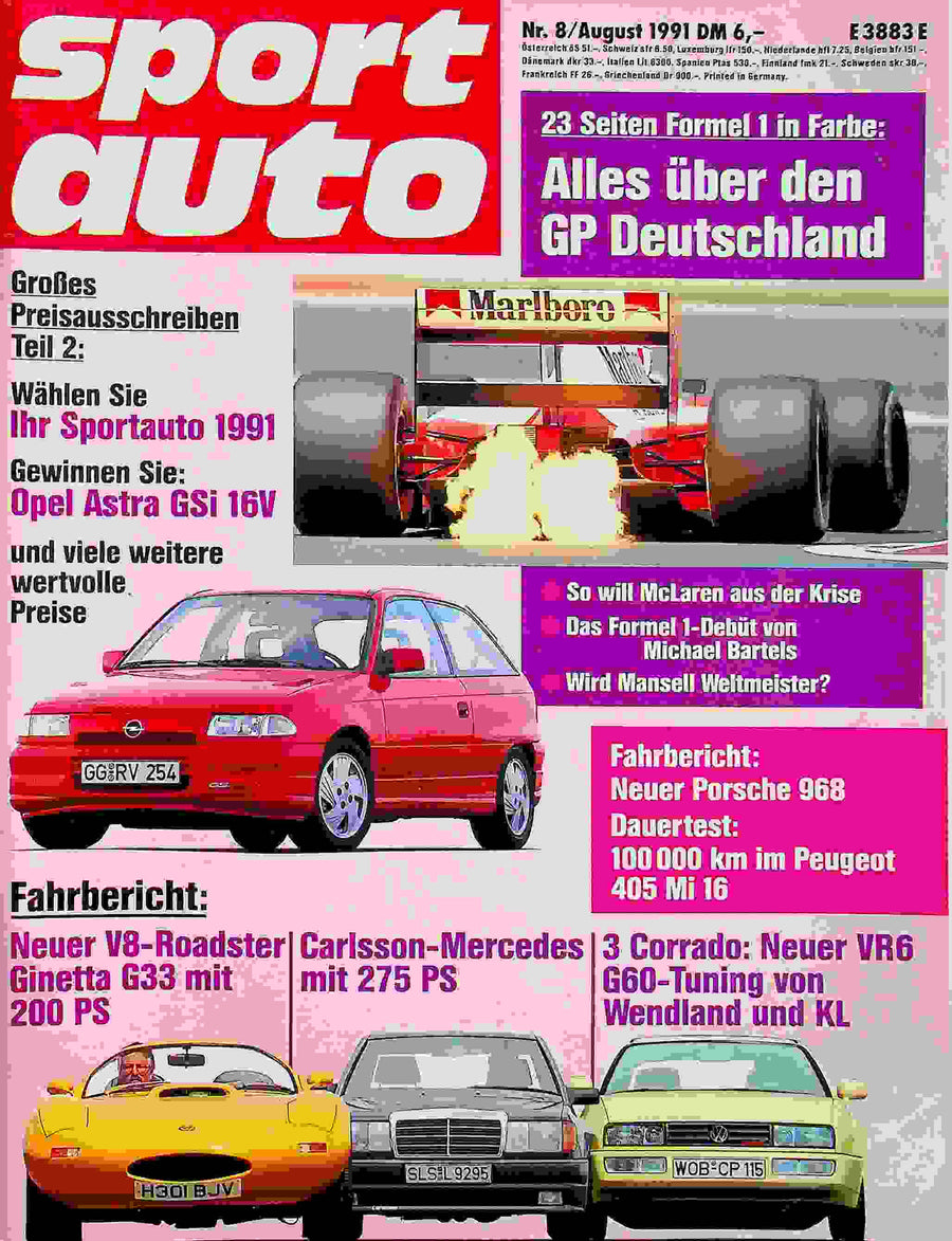 Sport Auto 08/1991