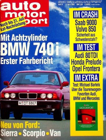 Auto Motor und Sport 08/1992
