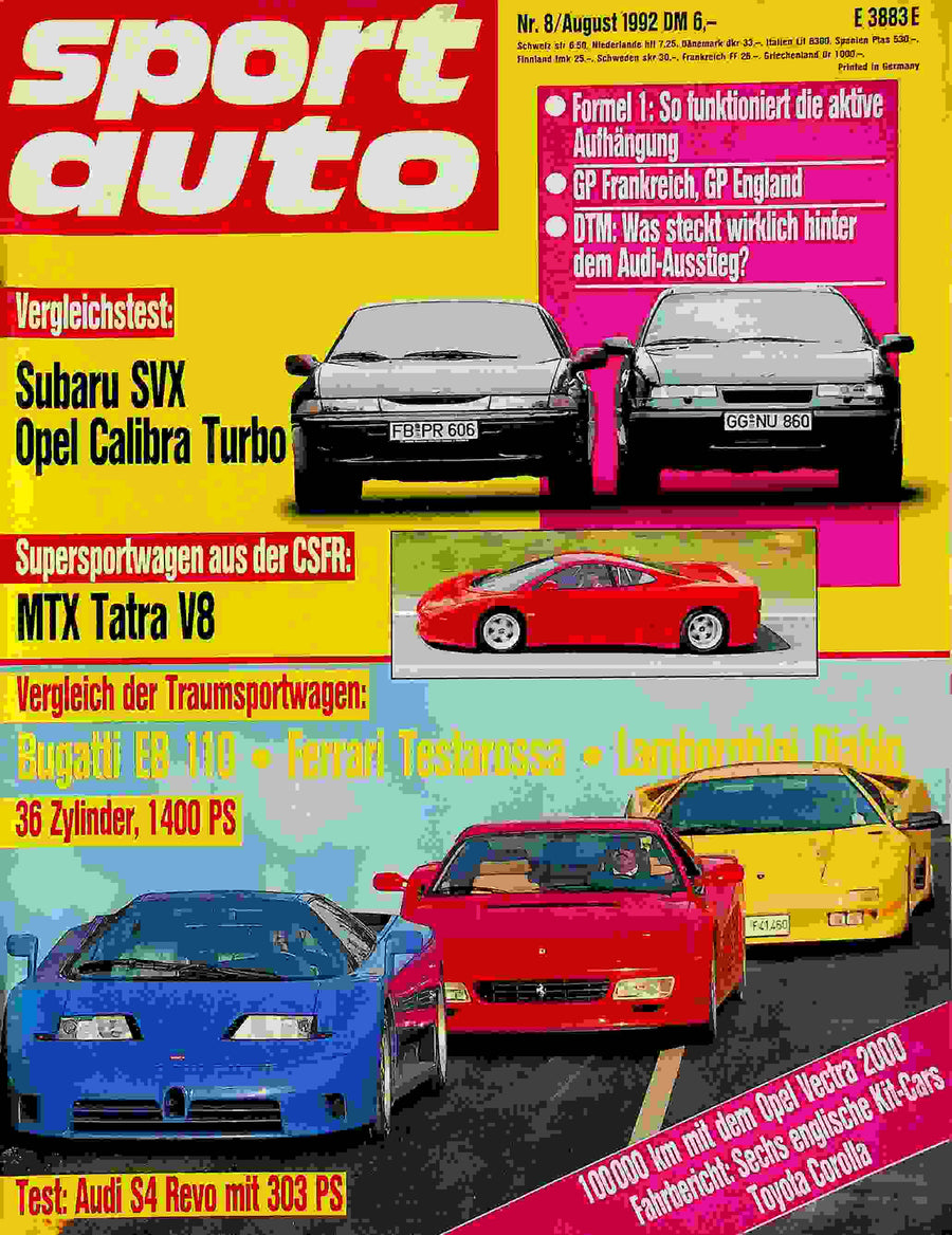 Sport Auto 08/1992