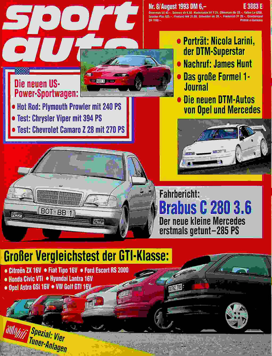Sport Auto 08/1993