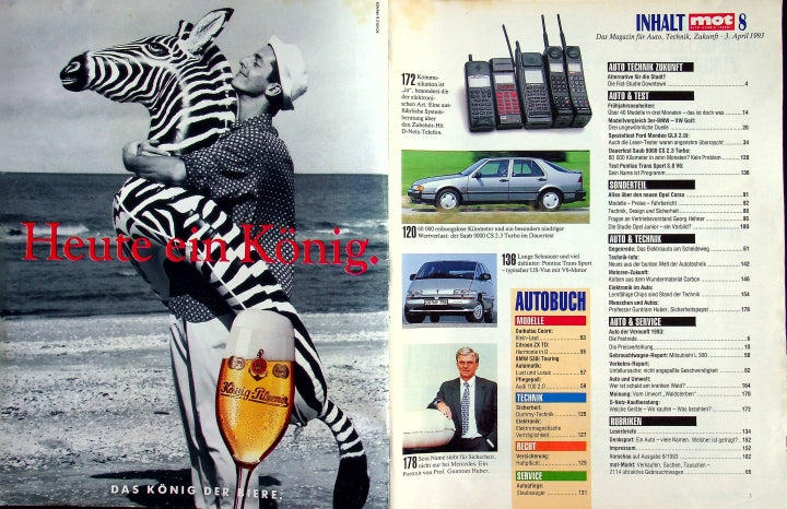Inhaltsverzeichnis MOT 08/1993