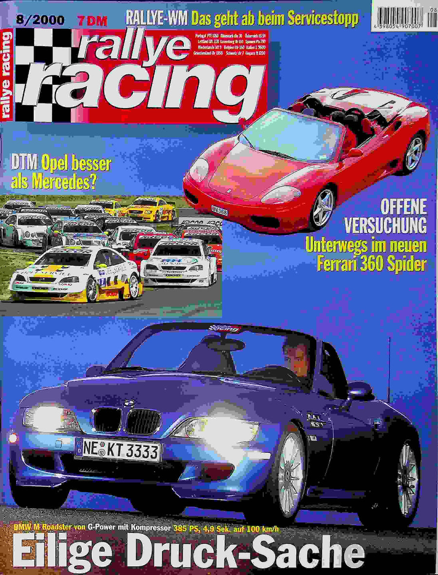 Rallye Racing 08/2000