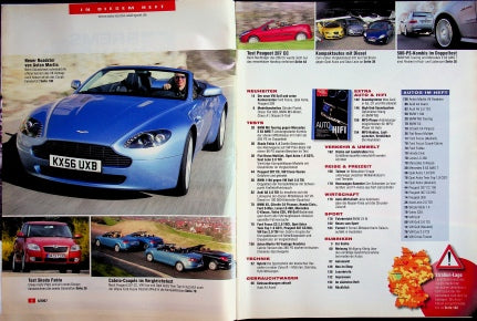 Inhaltsverzeichnis Auto Motor und Sport 08/2007