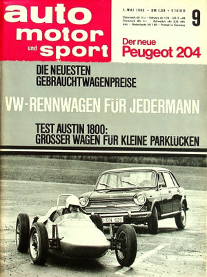Auto Motor und Sport 09/1965