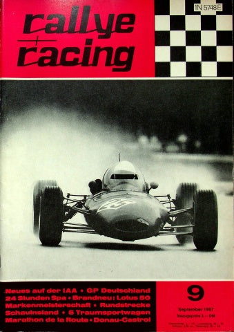 Rallye Racing 09/1967