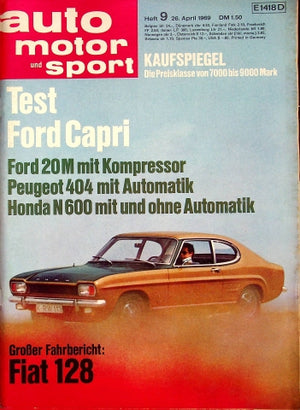 Auto Motor und Sport 09/1969