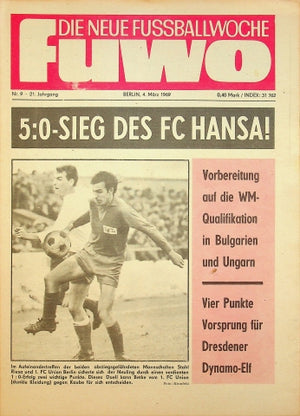 Fuwo Fussballwoche 09/1969