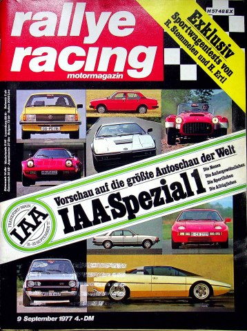 Rallye Racing 09/1977
