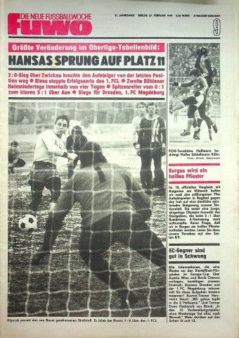 Fuwo Fussballwoche 09/1979
