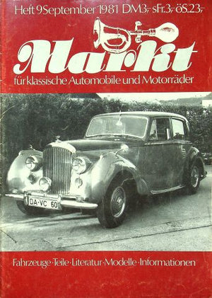 Oldtimer Markt 09/1981