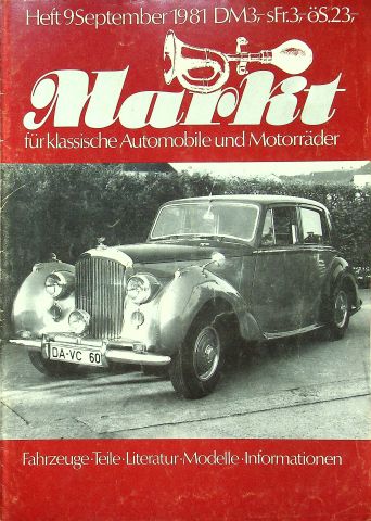Oldtimer Markt 09/1981