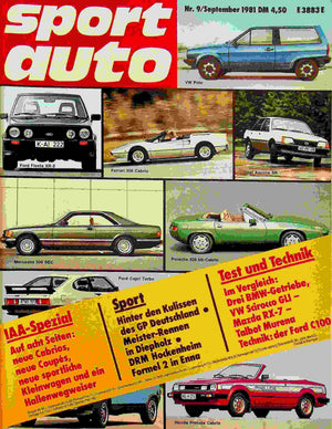 Sport Auto 09/1981