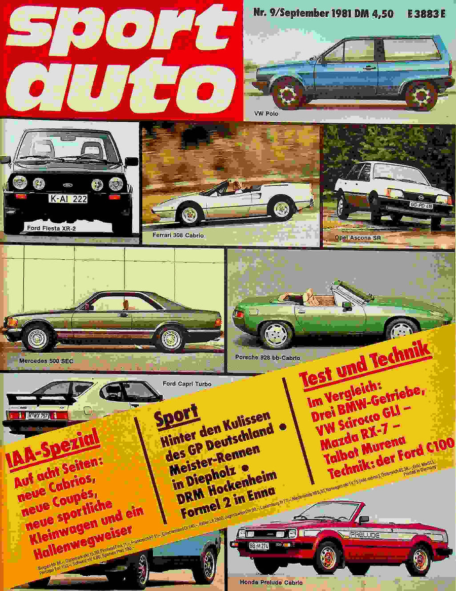 Sport Auto 09/1981