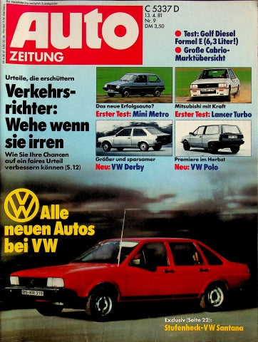Autozeitung 09/1981