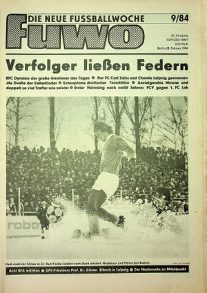 Fuwo Fussballwoche 09/1984