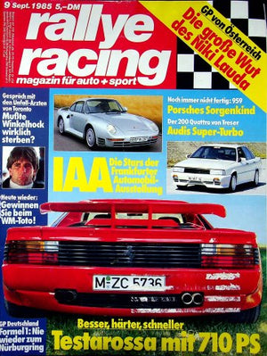 Rallye Racing 09/1985