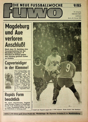 Fuwo Fussballwoche 09/1985