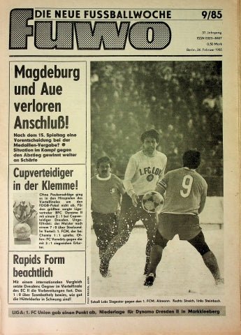 Fuwo Fussballwoche 09/1985