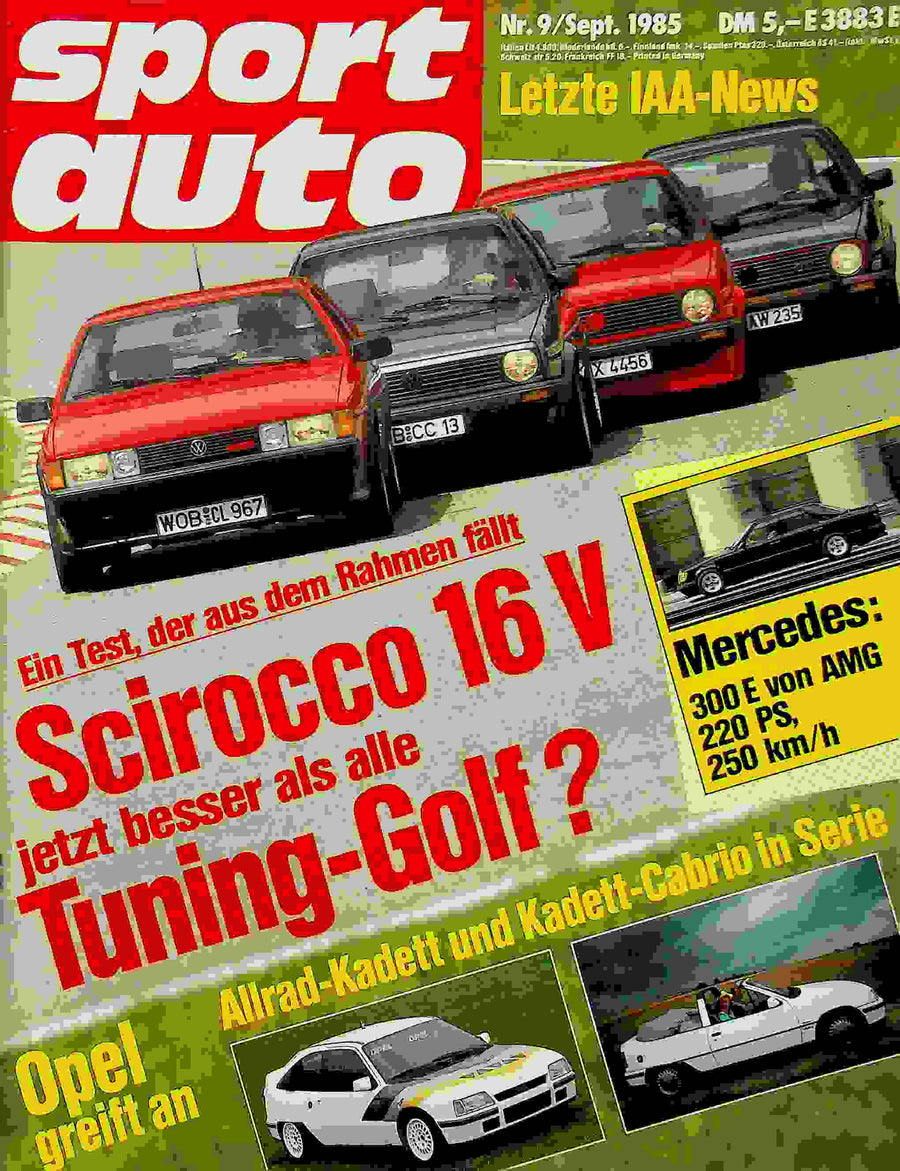 Sport Auto 09/1985