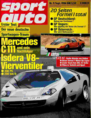 Sport Auto 09/1986