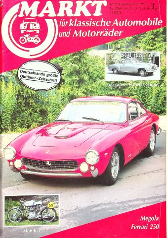 Oldtimer Markt 09/1986