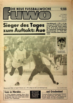 Fuwo Fussballwoche 09/1988