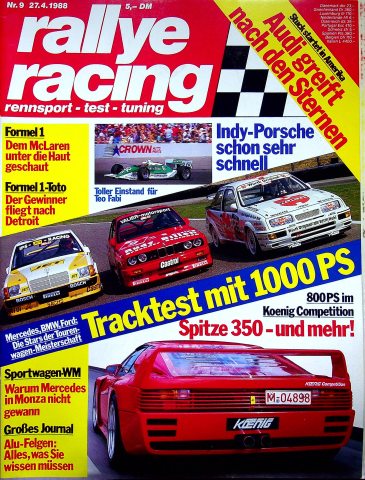 Rallye Racing 09/1988