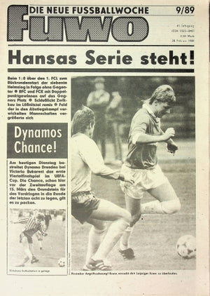 Fuwo Fussballwoche 09/1989