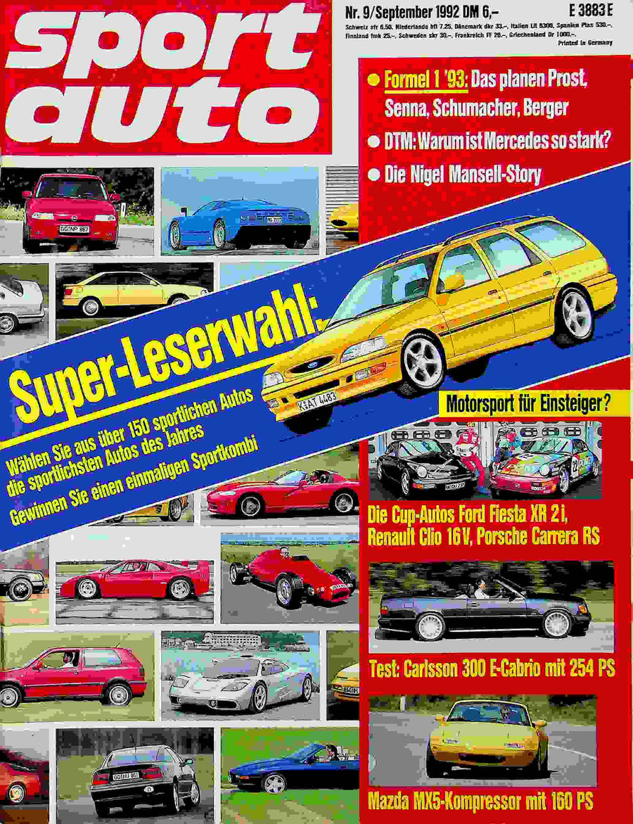 Sport Auto 09/1992