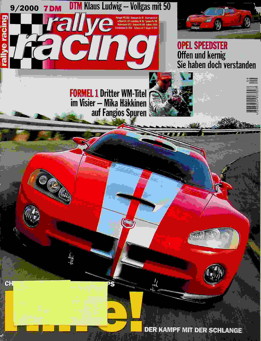 Rallye Racing 09/2000