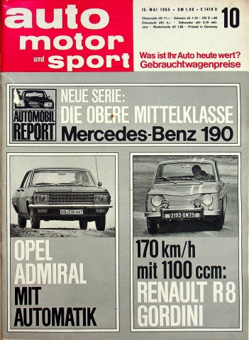 Auto Motor und Sport 10/1965
