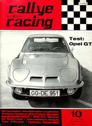 Rallye Racing 10/1968