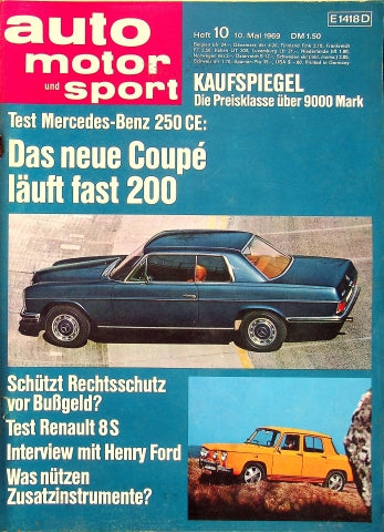 Auto Motor und Sport 10/1969