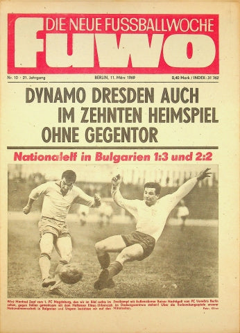 Fuwo Fussballwoche 10/1969