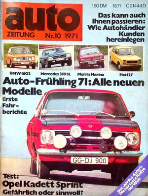 Autozeitung 10/1971