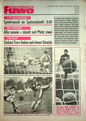 Fuwo Fussballwoche 10/1972