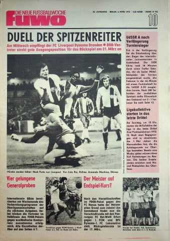 Fuwo Fussballwoche 10/1973